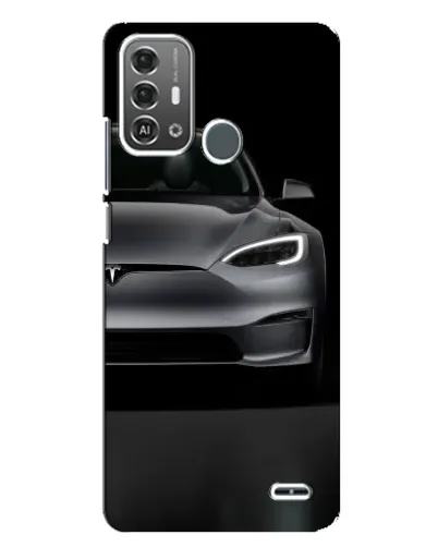 Чехол для ZTE Blade A53 Pro с картинкой «Tesla Model S Look»