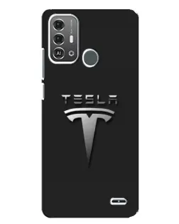 Чехол для ZTE Blade A53 Pro с картинкой «Стальной логотип Tesla» Чехол для ZTE Blade A53 Pro с картинкой «Стальной логотип Tesla»
