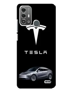 Чехол для ZTE Blade A53 Pro с картинкой «Tesla Model Y» Чехол для ZTE Blade A53 Pro с картинкой «Tesla Model Y»