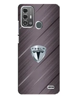 Чехол для ZTE Blade A53 Pro с картинкой «Металлическая текстура Tesla» Чехол для ZTE Blade A53 Pro с картинкой «Металлическая текстура Tesla»