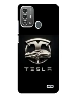 Чехол для ZTE Blade A53 Pro с картинкой «Tesla — серебристое авто» Чехол для ZTE Blade A53 Pro с картинкой «Tesla — серебристое авто»