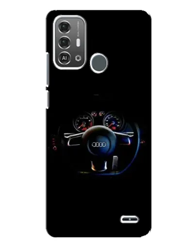 Чехол для ZTE Blade A53 Pro с картинкой «Салон Audi — руль» Чехол для ZTE Blade A53 Pro с картинкой «Салон Audi — руль»