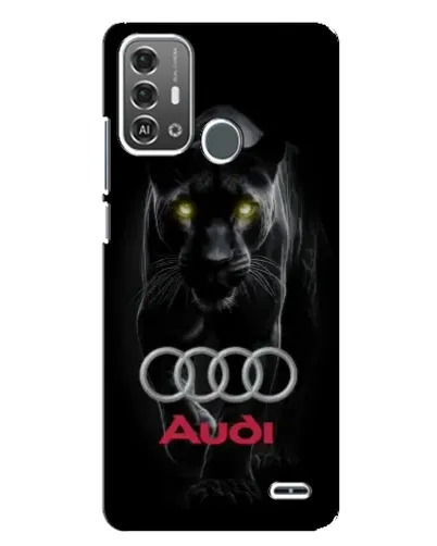 Чехол для ZTE Blade A53 Pro с картинкой «Пантера и Audi» Чехол для ZTE Blade A53 Pro с картинкой «Пантера и Audi»