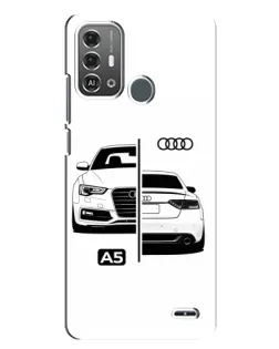 Чехол для ZTE Blade A53 Pro с картинкой «Audi — контрастный дизайн» Чехол для ZTE Blade A53 Pro с картинкой «Audi — контрастный дизайн»