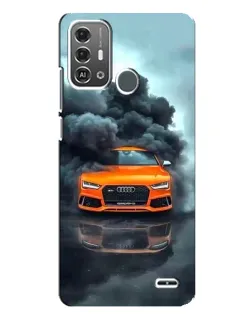 Чехол для ZTE Blade A53 Pro с картинкой «Audi в облаках дыма» Чехол для ZTE Blade A53 Pro с картинкой «Audi в облаках дыма»