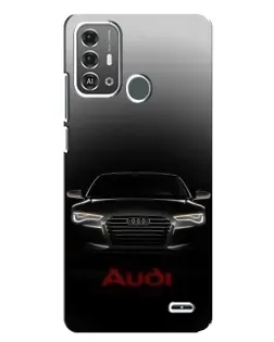 Чехол для ZTE Blade A53 Pro с картинкой «Audi — градиентный контур» Чехол для ZTE Blade A53 Pro с картинкой «Audi — градиентный контур»