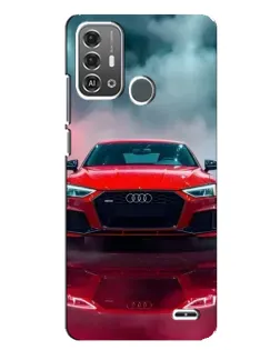 Чехол для ZTE Blade A53 Pro с картинкой «Audi RS — красный стиль» Чехол для ZTE Blade A53 Pro с картинкой «Audi RS — красный стиль»