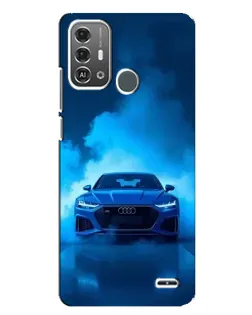 Чехол для ZTE Blade A53 Pro с картинкой «Audi — голубая энергия» Чехол для ZTE Blade A53 Pro с картинкой «Audi — голубая энергия»