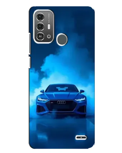 Чехол для ZTE Blade A53 Pro с картинкой «Audi — голубая энергия» Чехол для ZTE Blade A53 Pro с картинкой «Audi — голубая энергия»