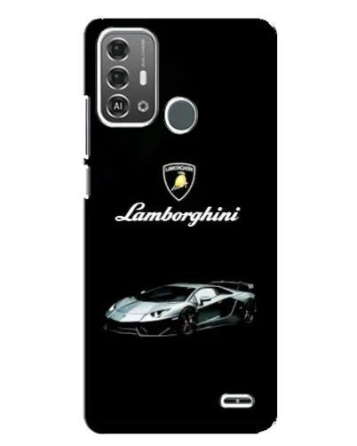 Чехол для ZTE Blade A53 Pro с картинкой «Логотип Lamborghini классика»