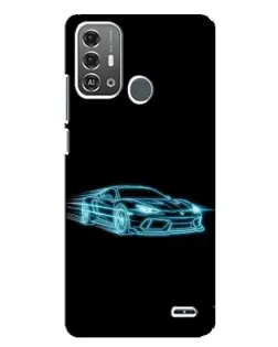 Чехол для ZTE Blade A53 Pro с картинкой «Неоновый контур Lamborghini» Чехол для ZTE Blade A53 Pro с картинкой «Неоновый контур Lamborghini»