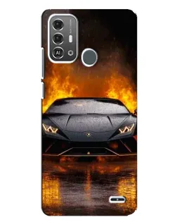 Чехол для ZTE Blade A53 Pro с картинкой «Lamborghini в огне» Чехол для ZTE Blade A53 Pro с картинкой «Lamborghini в огне»