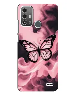 Чехол для ZTE Blade A53 Pro с картинкой «Бабочка в дыму» Чехол для ZTE Blade A53 Pro с картинкой «Бабочка в дыму»