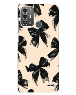 Чехол для ZTE Blade A53 Pro с картинкой «Паттерн черные банты» Чехол для ZTE Blade A53 Pro с картинкой «Паттерн черные банты»