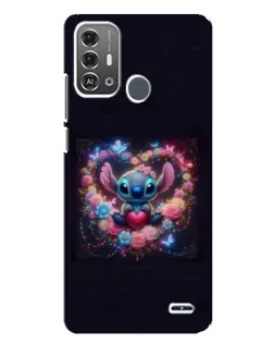 Чехол для ZTE Blade A53 Pro с картинкой «Stitch в цветах» Чехол для ZTE Blade A53 Pro с картинкой «Stitch в цветах»