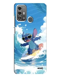 Чехол для ZTE Blade A53 Pro с картинкой «Стич на волне» Чехол для ZTE Blade A53 Pro с картинкой «Стич на волне»