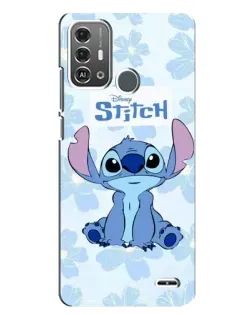 Чехол для ZTE Blade A53 Pro с картинкой «Stitch среди цветов» Чехол для ZTE Blade A53 Pro с картинкой «Stitch среди цветов»