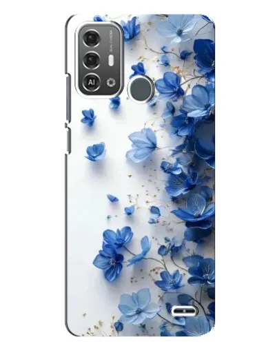 Чехол для ZTE Blade A53 Pro с картинкой «Голубой цветочный каскад» Чехол для ZTE Blade A53 Pro с картинкой «Голубой цветочный каскад»