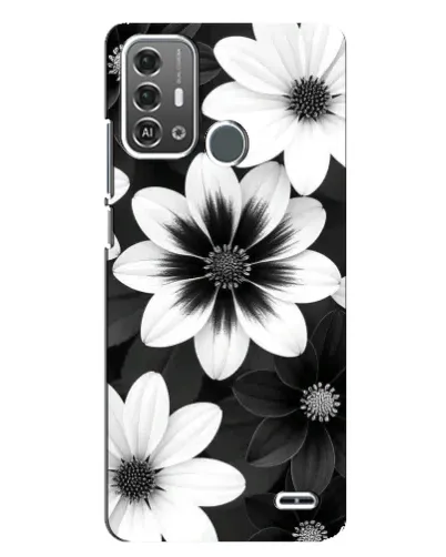 Чехол для ZTE Blade A53 Pro с картинкой «Монохромные астры» Чехол для ZTE Blade A53 Pro с картинкой «Монохромные астры»