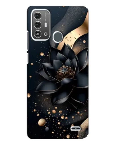 Чехол для ZTE Blade A53 Pro с картинкой «Черный лотос» Чехол для ZTE Blade A53 Pro с картинкой «Черный лотос»