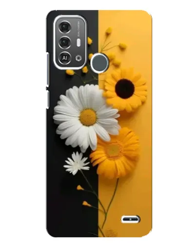 Чехол для ZTE Blade A53 Pro с картинкой «Подсолнух и ромашка» Чехол для ZTE Blade A53 Pro с картинкой «Подсолнух и ромашка»