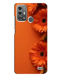 Чехол для ZTE Blade A53 Pro с картинкой «Оранжевые герберы» Чехол для ZTE Blade A53 Pro с картинкой «Оранжевые герберы»