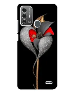 Чехол для ZTE Blade A53 Pro с картинкой «Серебряный фантазийный цветок» Чехол для ZTE Blade A53 Pro с картинкой «Серебряный фантазийный цветок»