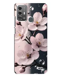 Чехол для ZTE Blade A53 Pro с картинкой «Нежная сакура и капли» Чехол для ZTE Blade A53 Pro с картинкой «Нежная сакура и капли»