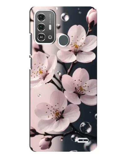 Чехол для ZTE Blade A53 Pro с картинкой «Нежная сакура и капли» Чехол для ZTE Blade A53 Pro с картинкой «Нежная сакура и капли»