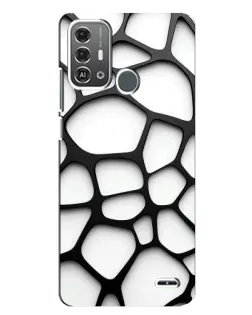 Чехол для ZTE Blade A53 Pro с картинкой «Белая объемная сетка» Чехол для ZTE Blade A53 Pro с картинкой «Белая объемная сетка»