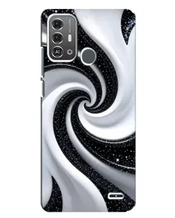 Чехол для ZTE Blade A53 Pro с картинкой «Черно-белая спираль» Чехол для ZTE Blade A53 Pro с картинкой «Черно-белая спираль»