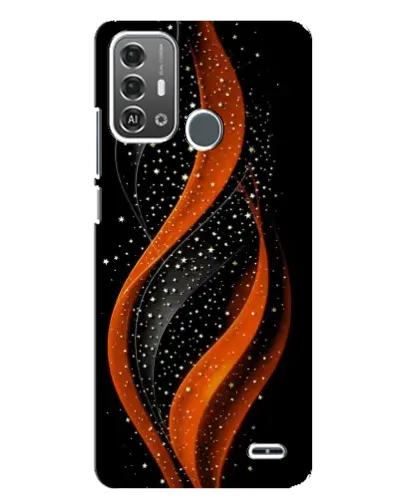 Чехол для ZTE Blade A53 Pro с картинкой «Огненная звездная волна»