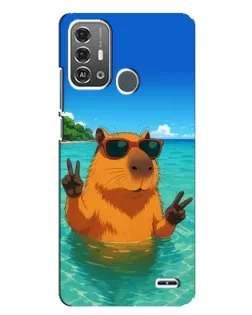Чехол для ZTE Blade A53 Pro с картинкой «Морская капибара» Чехол для ZTE Blade A53 Pro с картинкой «Морская капибара»