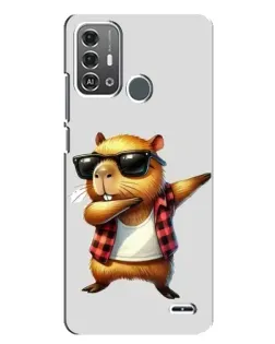 Чехол для ZTE Blade A53 Pro с картинкой «Капибара рэпер даб» Чехол для ZTE Blade A53 Pro с картинкой «Капибара рэпер даб»