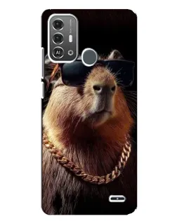 Чехол для ZTE Blade A53 Pro с картинкой «Капибара золотая цепь» Чехол для ZTE Blade A53 Pro с картинкой «Капибара золотая цепь»