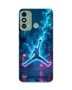 Чехол для ZTE Blade A53 с картинкой «Jordan Gold Jumpman»
