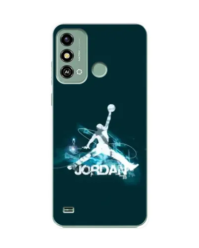 Чехол для ZTE Blade A53 с картинкой «Jordan Blue Fire» Чехол для ZTE Blade A53 с картинкой «Jordan Blue Fire»