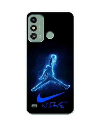 Чехол для ZTE Blade A53 с картинкой «Jordan Neon Blue» Чехол для ZTE Blade A53 с картинкой «Jordan Neon Blue»