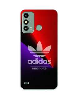 Чехол для ZTE Blade A53 с картинкой «Adidas Red Neon»