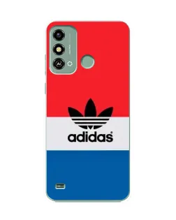 Чехол для ZTE Blade A53 с картинкой «Ретро блоки Adidas»