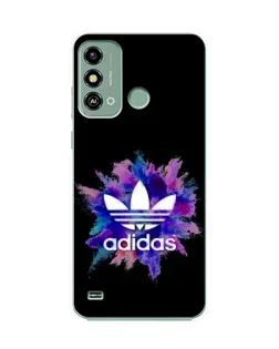 Чехол для ZTE Blade A53 с картинкой «Взрыв красок Adidas»