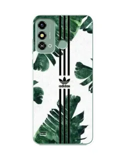 Чехол для ZTE Blade A53 с картинкой «Пальмовые листья адидас»