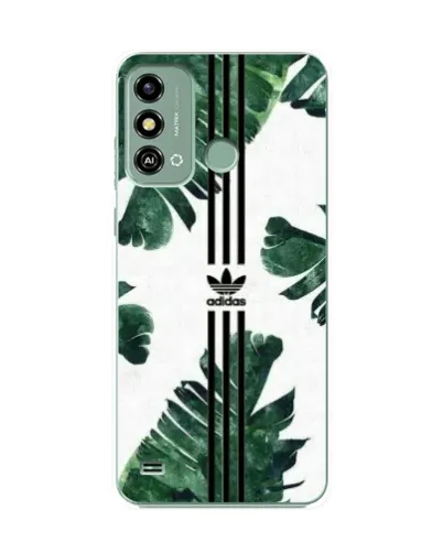 Чехол для ZTE Blade A53 с картинкой «Пальмовые листья адидас» Чехол для ZTE Blade A53 с картинкой «Пальмовые листья адидас»