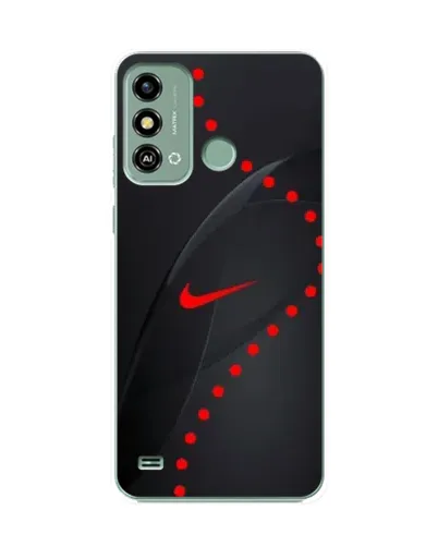 Чехол для ZTE Blade A53 с картинкой «Абстрактный дизайн Nike»