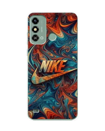 Чехол для ZTE Blade A53 с картинкой «Nike в абстракции»