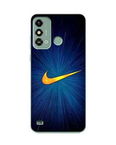 Чехол для ZTE Blade A53 с картинкой «Синий пульс Nike» Чехол для ZTE Blade A53 с картинкой «Синий пульс Nike»