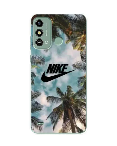 Чехол для ZTE Blade A53 с картинкой «Тропический принт Nike» Чехол для ZTE Blade A53 с картинкой «Тропический принт Nike»