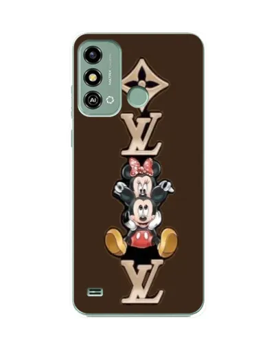 Чехол для ZTE Blade A53 с картинкой «LV и Микки Маус»