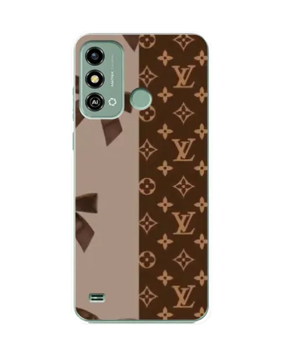 Чехол для ZTE Blade A53 с картинкой «Louis Vuitton — банты»