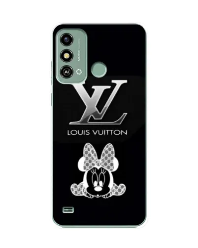 Чехол для ZTE Blade A53 с картинкой «LV и Минни Маус»